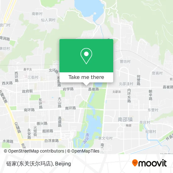 链家(东关沃尔玛店) map