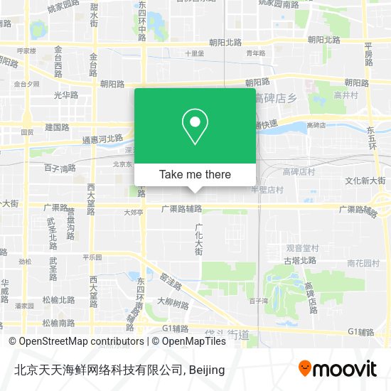北京天天海鲜网络科技有限公司 map