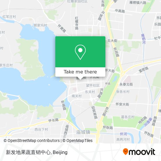 新发地果蔬直销中心 map