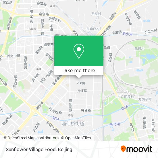 Sunflower Village Food map