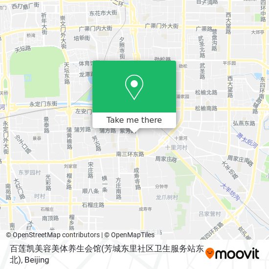 百莲凯美容美体养生会馆(芳城东里社区卫生服务站东北) map
