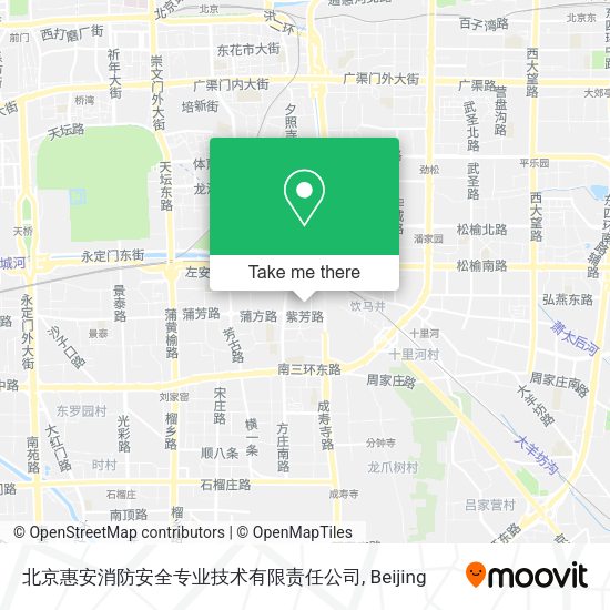 北京惠安消防安全专业技术有限责任公司 map