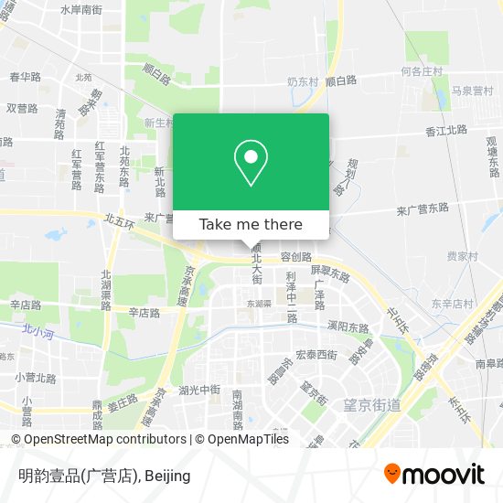 明韵壹品(广营店) map
