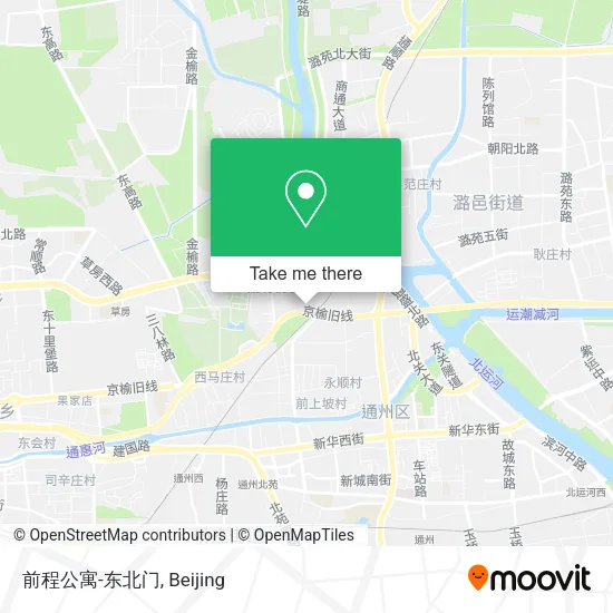 前程公寓-东北门 map
