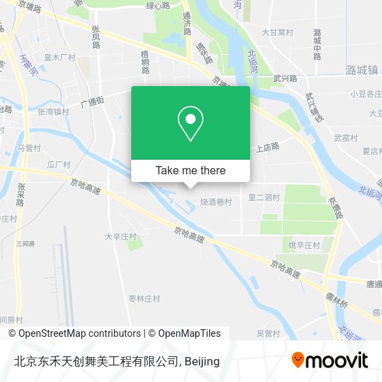 北京东禾天创舞美工程有限公司 map
