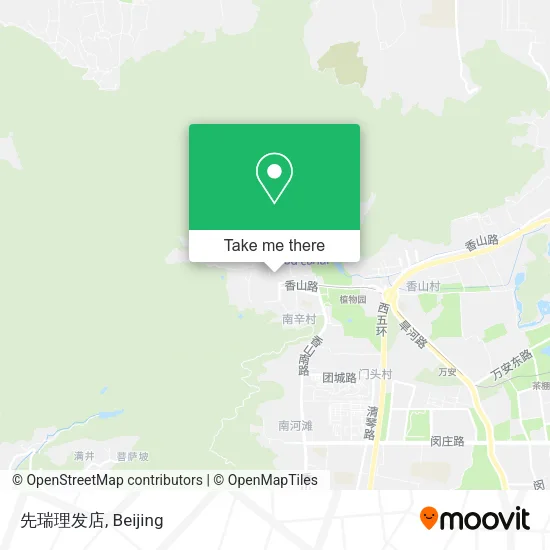 先瑞理发店 map