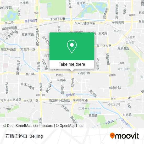 石榴庄路口 map