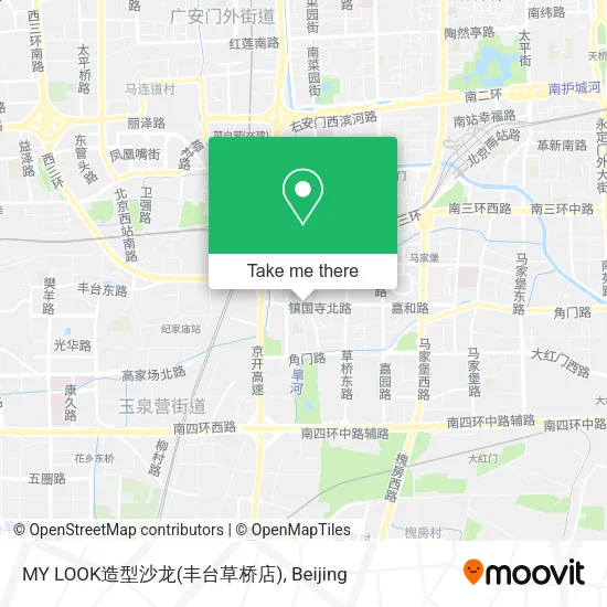 MY LOOK造型沙龙(丰台草桥店) map
