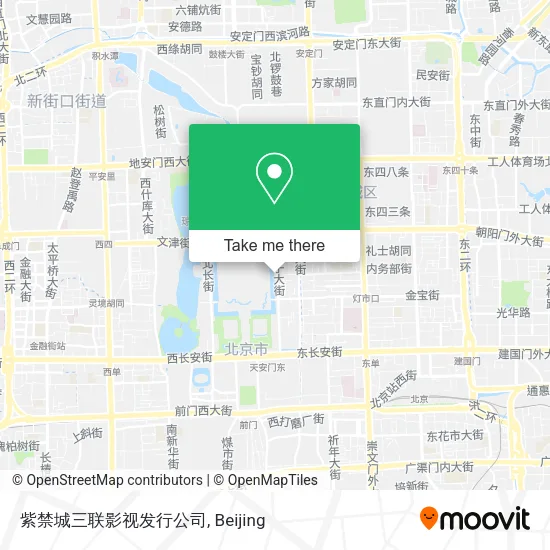 紫禁城三联影视发行公司 map
