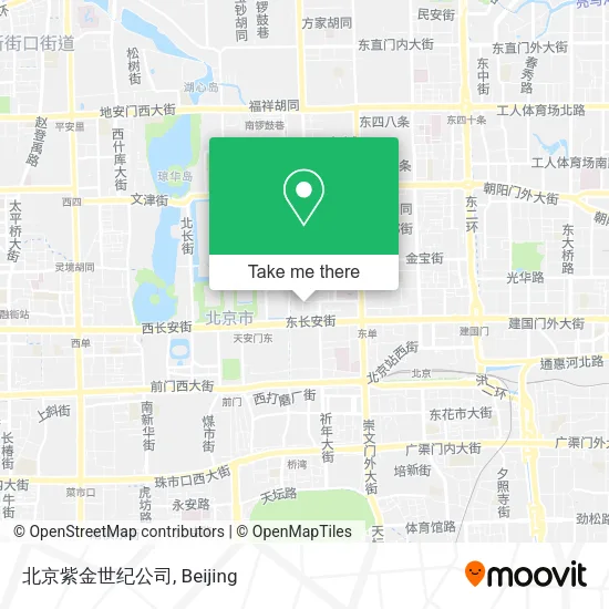 北京紫金世纪公司 map