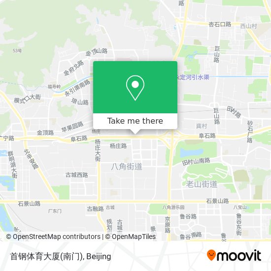 首钢体育大厦(南门) map