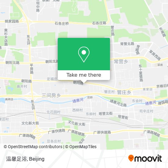 温馨足浴 map