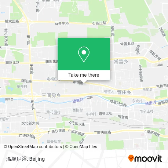 温馨足浴 map