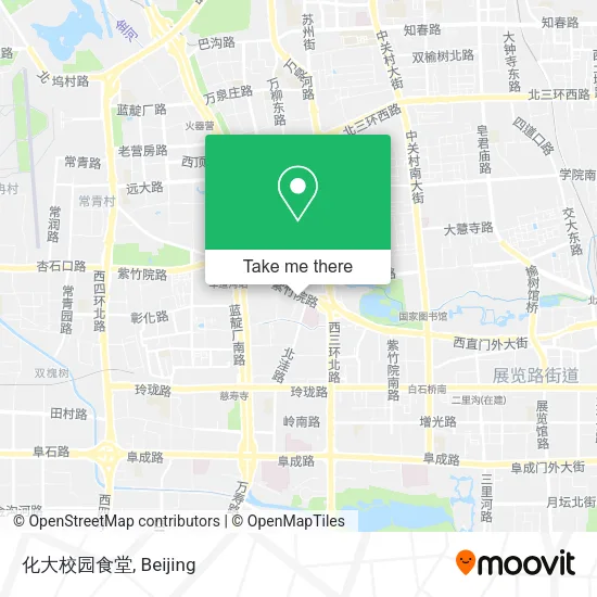 化大校园食堂 map