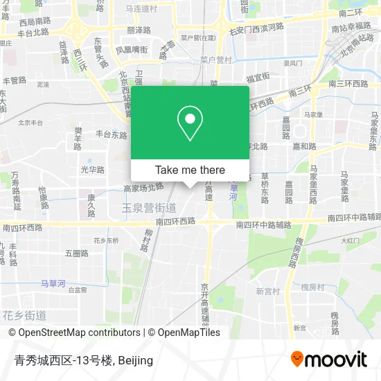 青秀城西区-13号楼 map