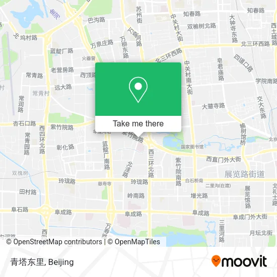 青塔东里 map