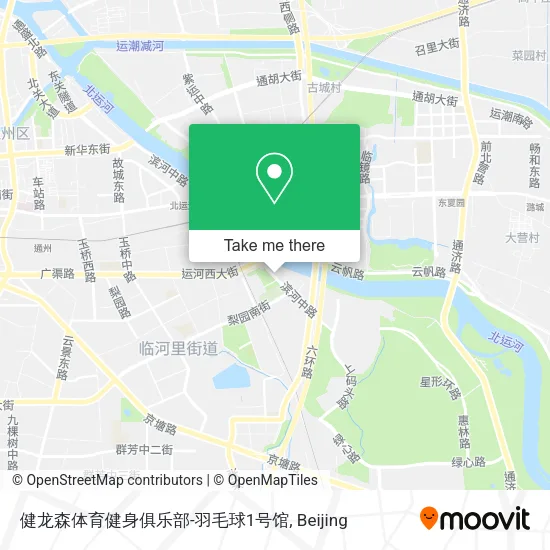 健龙森体育健身俱乐部-羽毛球1号馆 map