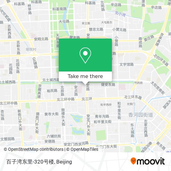 百子湾东里-320号楼 map