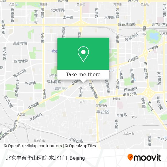 北京丰台华山医院-东北1门 map