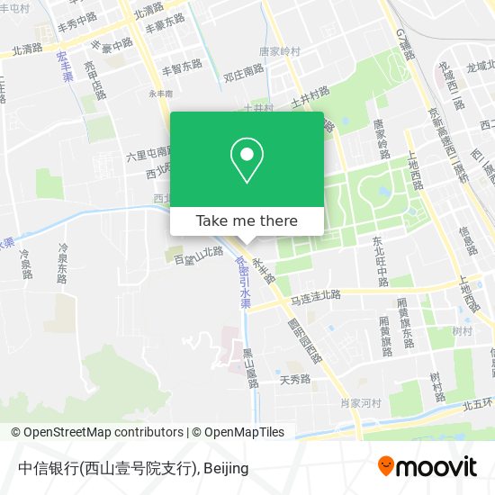 中信银行(西山壹号院支行) map