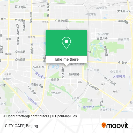 CITY CAFF map