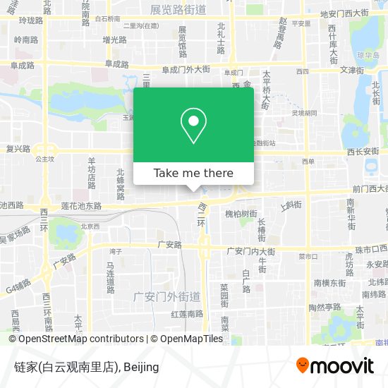链家(白云观南里店) map