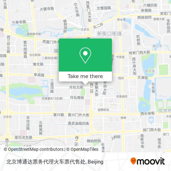 北京博通达票务代理火车票代售处 map