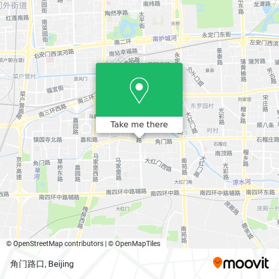 角门路口 map