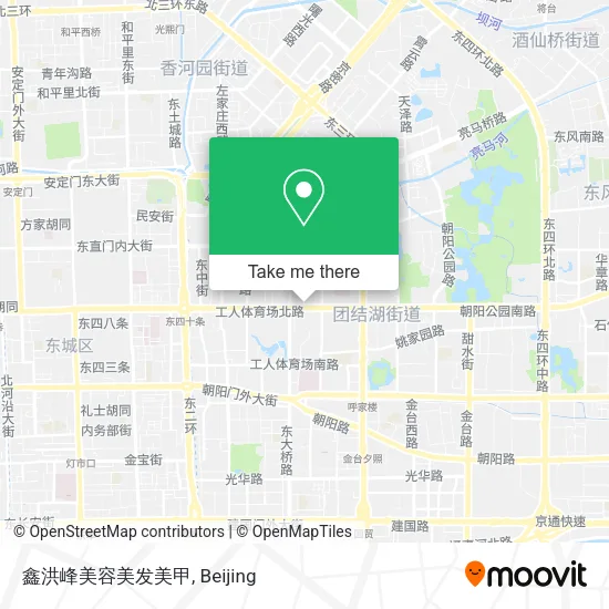 鑫洪峰美容美发美甲 map
