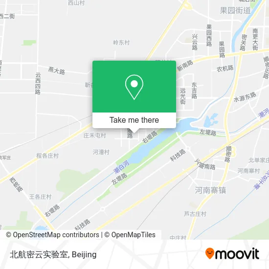 北航密云实验室 map