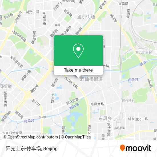 阳光上东-停车场 map
