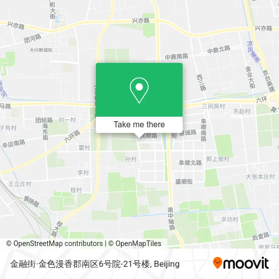 金融街·金色漫香郡南区6号院-21号楼 map