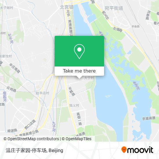温庄子家园-停车场 map