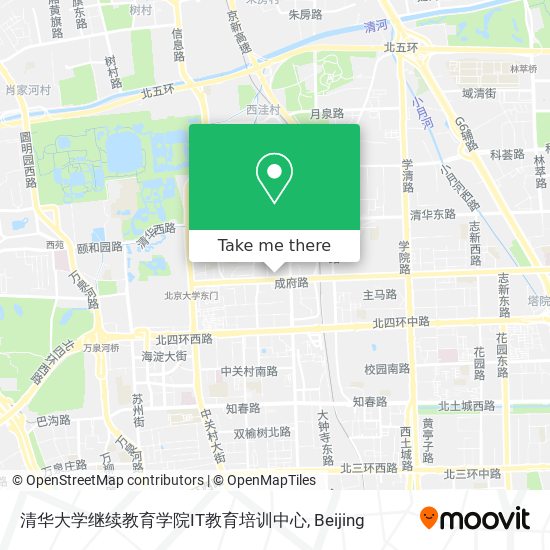清华大学继续教育学院IT教育培训中心 map