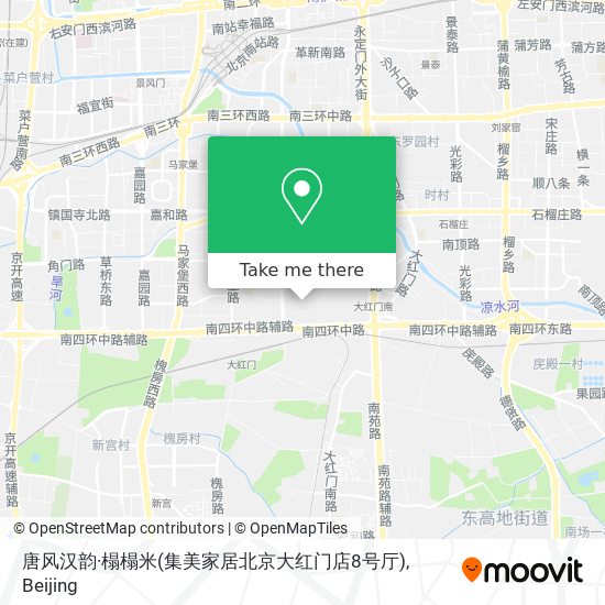 唐风汉韵·榻榻米(集美家居北京大红门店8号厅) map