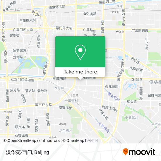 汉华苑-西门 map
