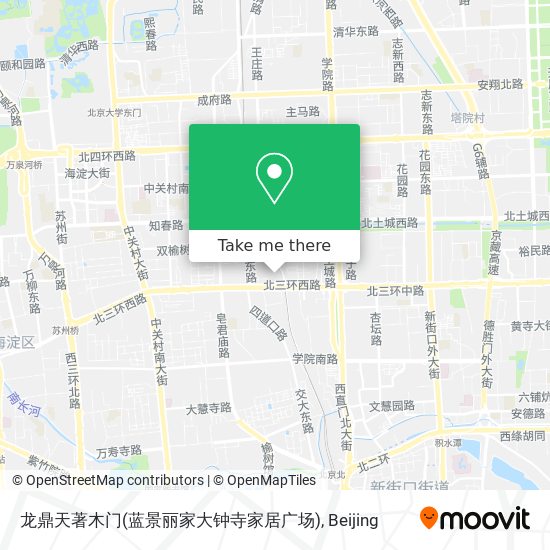 龙鼎天著木门(蓝景丽家大钟寺家居广场) map