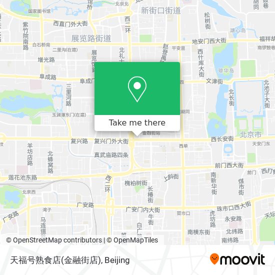 天福号熟食店(金融街店) map