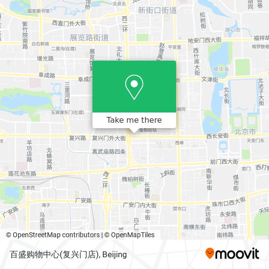 百盛购物中心(复兴门店) map