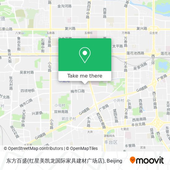 东方百盛(红星美凯龙国际家具建材广场店) map