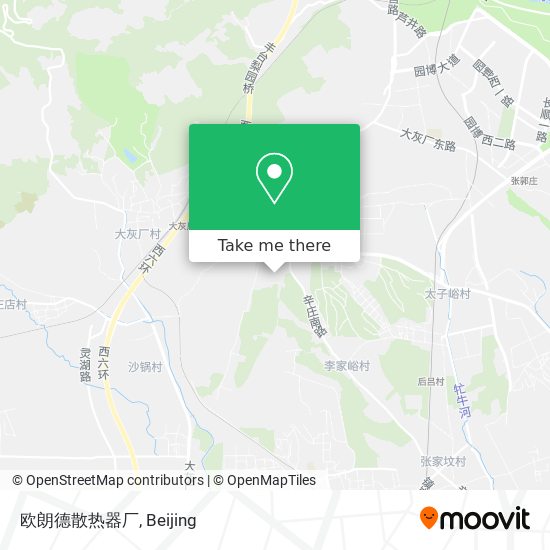 欧朗德散热器厂 map