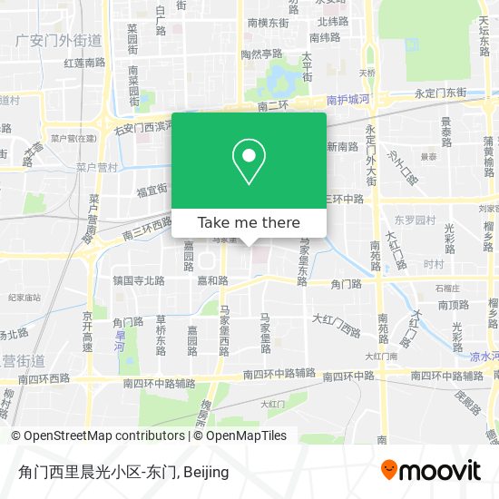 角门西里晨光小区-东门 map