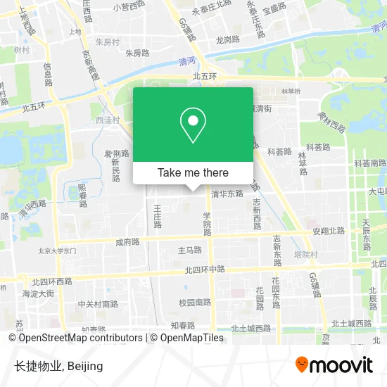 长捷物业 map