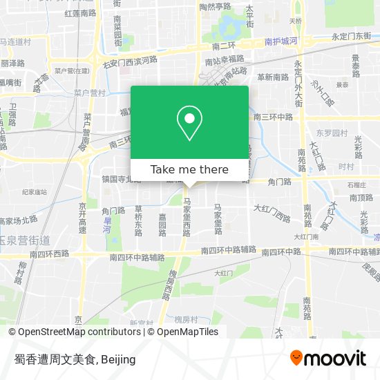 蜀香遭周文美食 map