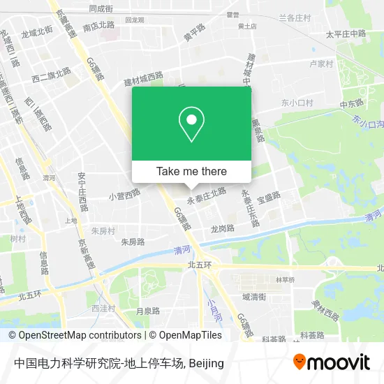 中国电力科学研究院-地上停车场 map