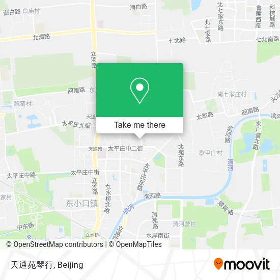 天通苑琴行 map