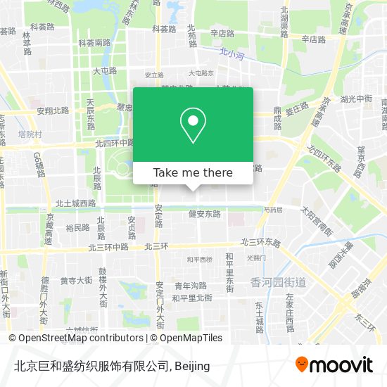 北京巨和盛纺织服饰有限公司 map