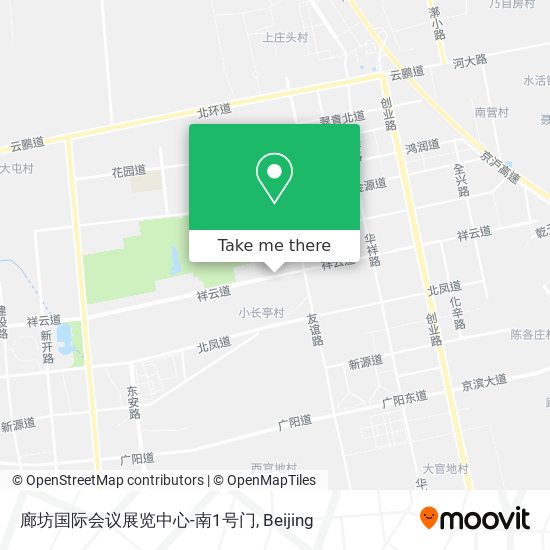 廊坊国际会议展览中心-南1号门 map