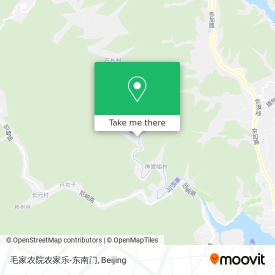 毛家农院农家乐-东南门 map