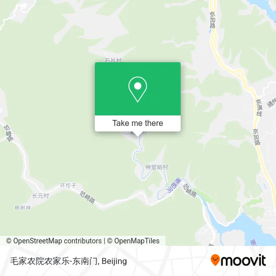 毛家农院农家乐-东南门 map